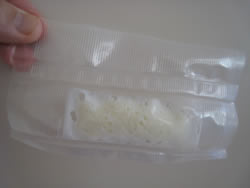 Milk Kefir sealed in a vacuum pack